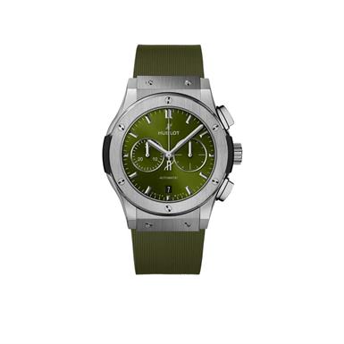 Hublot Classic Fusion Chronograph Titanyum Green