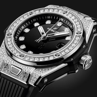 Hublot Big Bang ONE CLICK STEEL WHITE PAVÉ