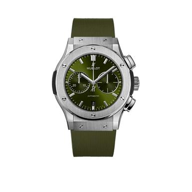 Hublot Classic Fusion Chronograph Titanium Green