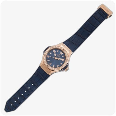 Hublot Big Bang Gold Blue Diamonds