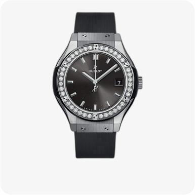 Hublot Classical Fusion Titanium Gray Diamonds
