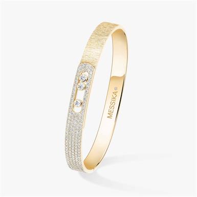 Messika MOVE NOA Move Noa Ciselé half pavé bangle