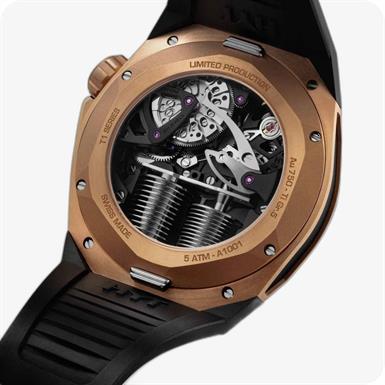 HYT T1 Series 5N Gold Titanium Deep Blue