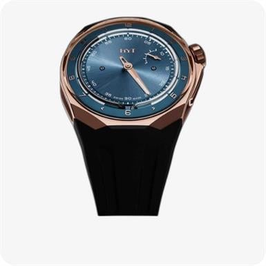 HYT T1 Series 5N Gold Titanium Deep Blue