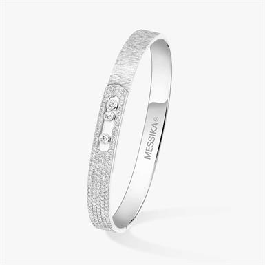 Messika MOVE NOA Move Noa Ciselé half pavé bangle