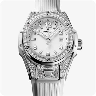 Hublot Big Bang One Click Steel White Pavé