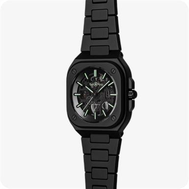 Bell & Ross Urban BR-05 Skeleton Black Lum Ceramic