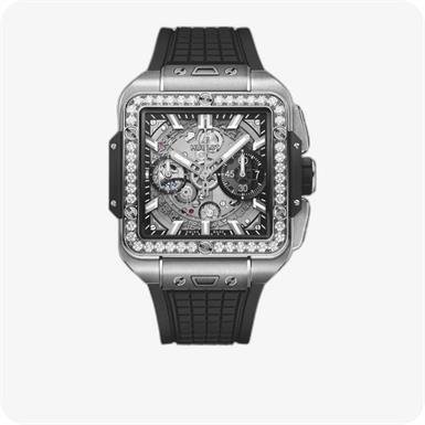 Hublot Square Bang Unico Titanium Diamonds