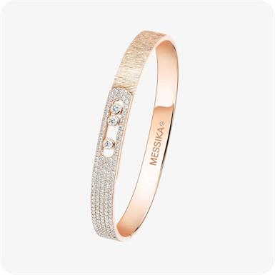 Messika MOVE NOA Move Noa Ciselé half pavé bangle