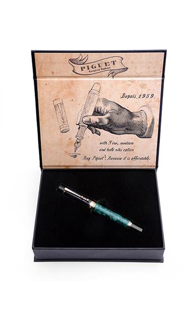 Piguet TAURUS Marble Vert Rollerball Pen (Green)