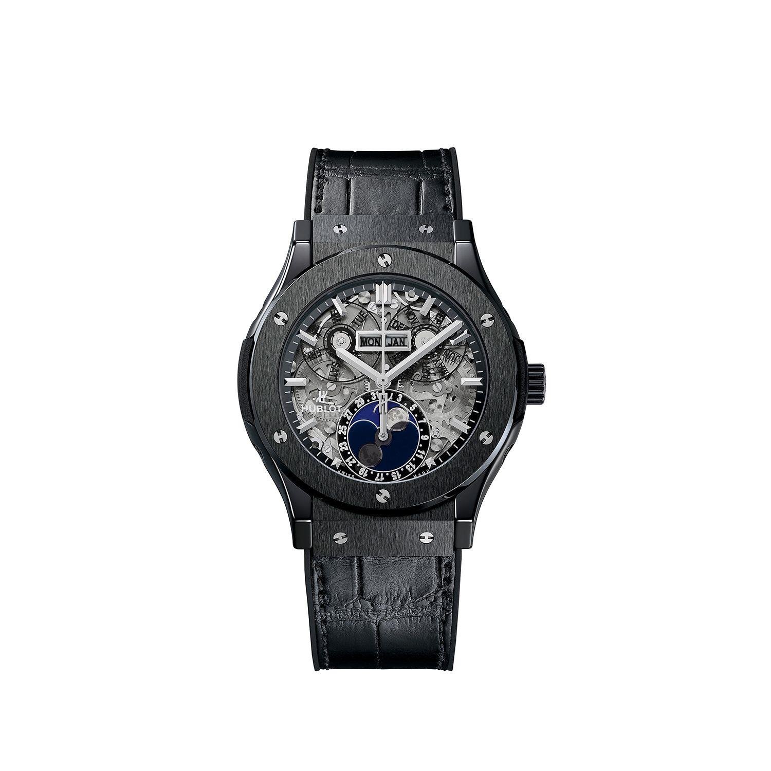 Hublot Classic Fusion Aerofusion Moonphase Black Magic