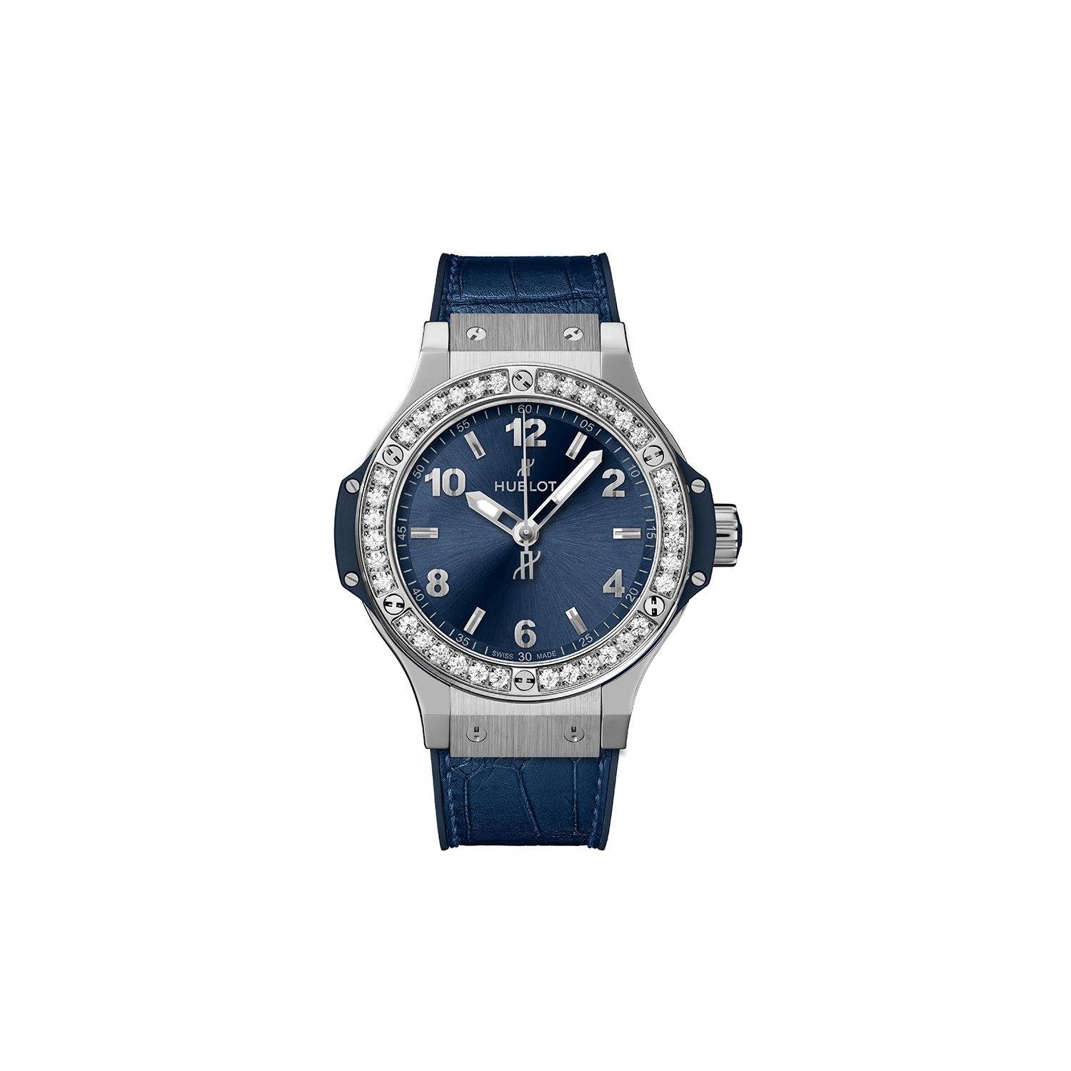 Hublot Big Bang Steel Blue Diamonds