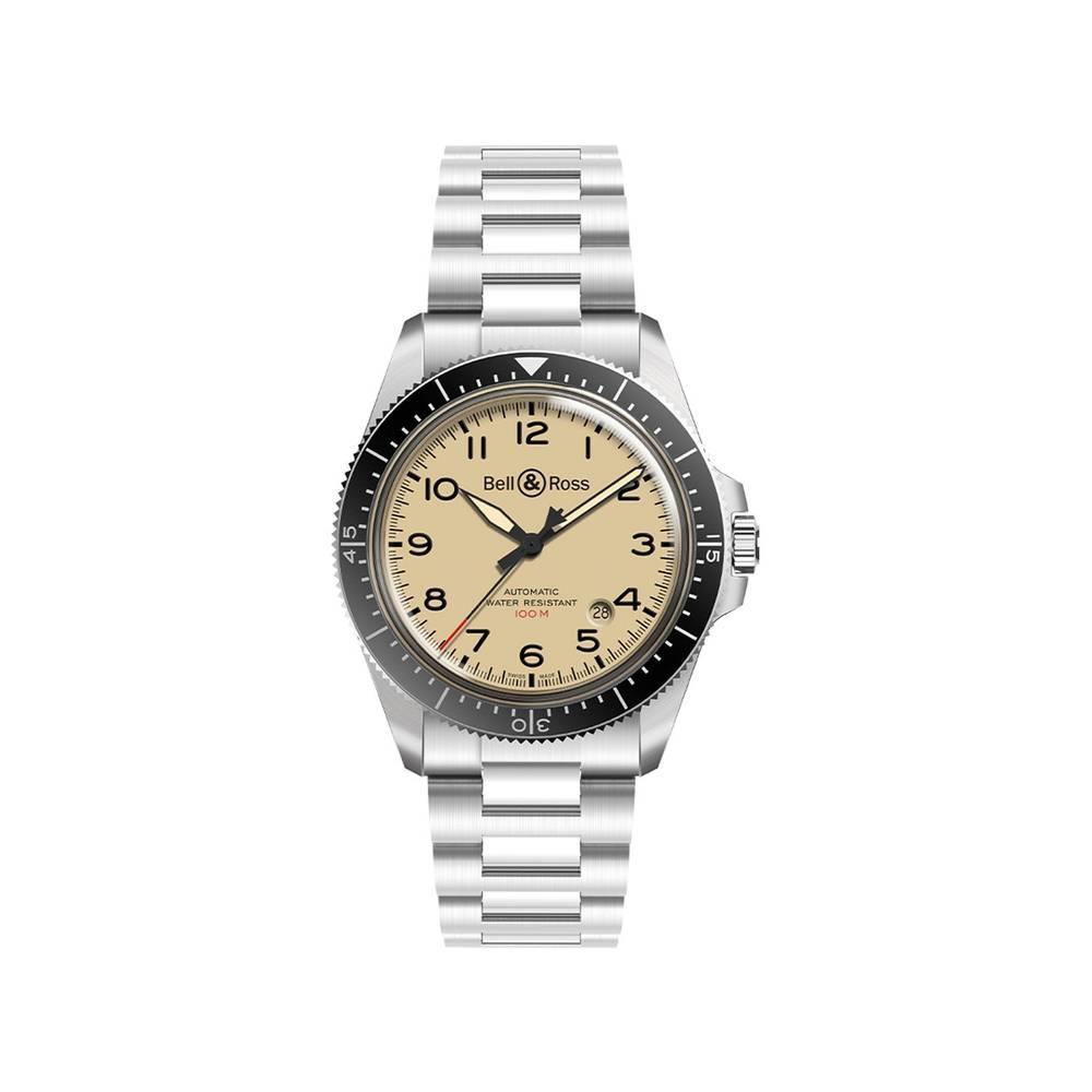 Bell & Ross Vintage Beige Steel