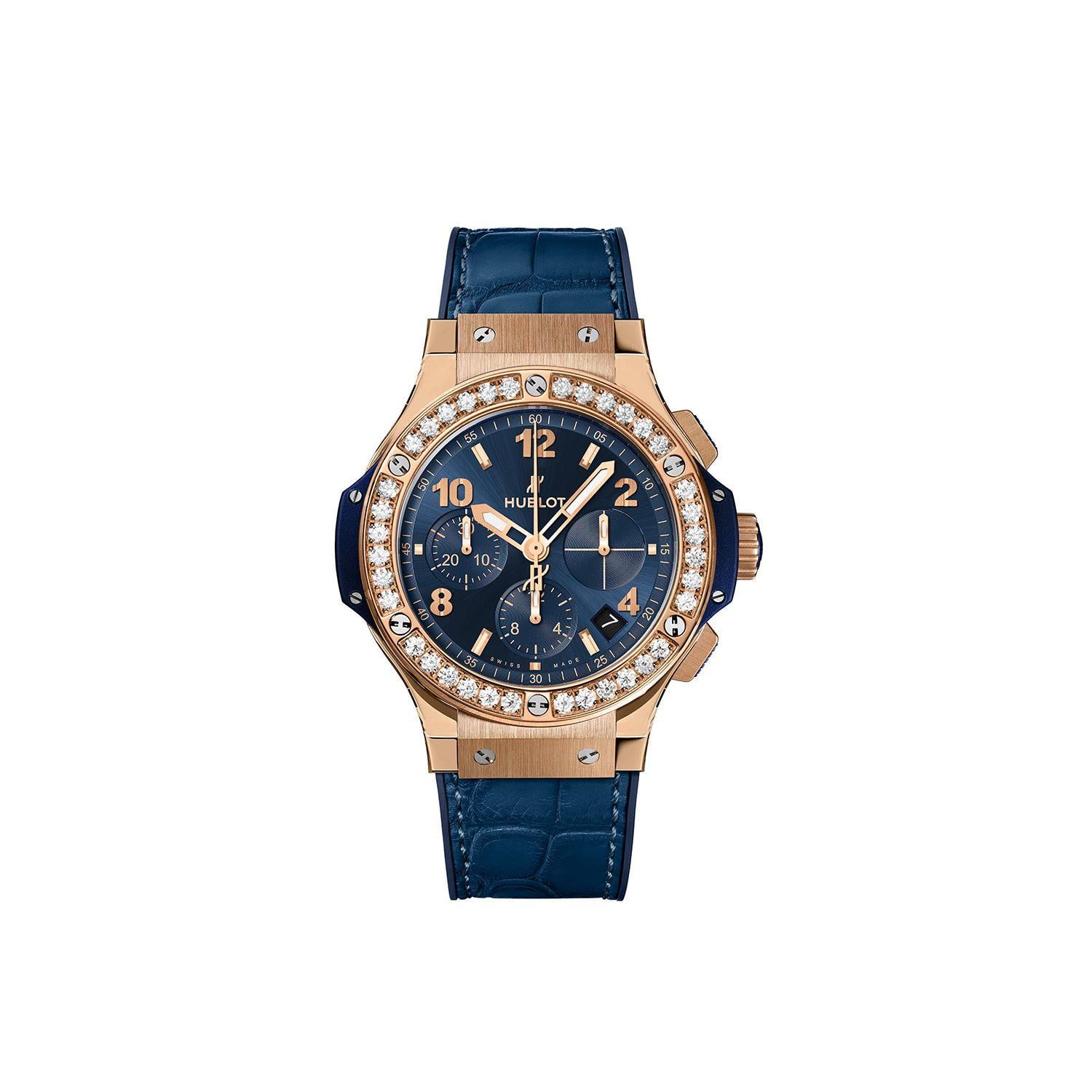 Hublot Big Bang Gold Blue Diamonds