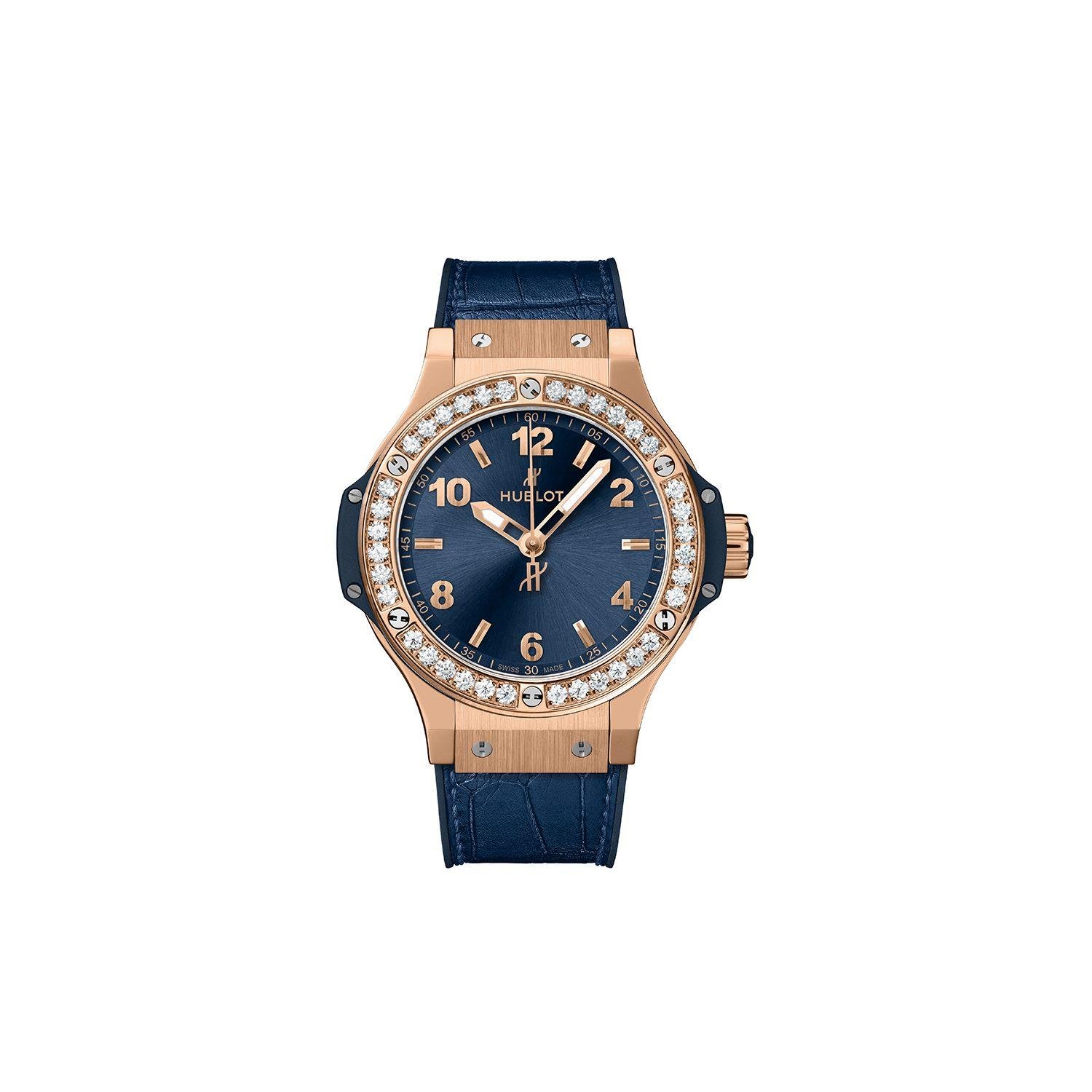 Hublot Big Bang Gold Blue Diamonds