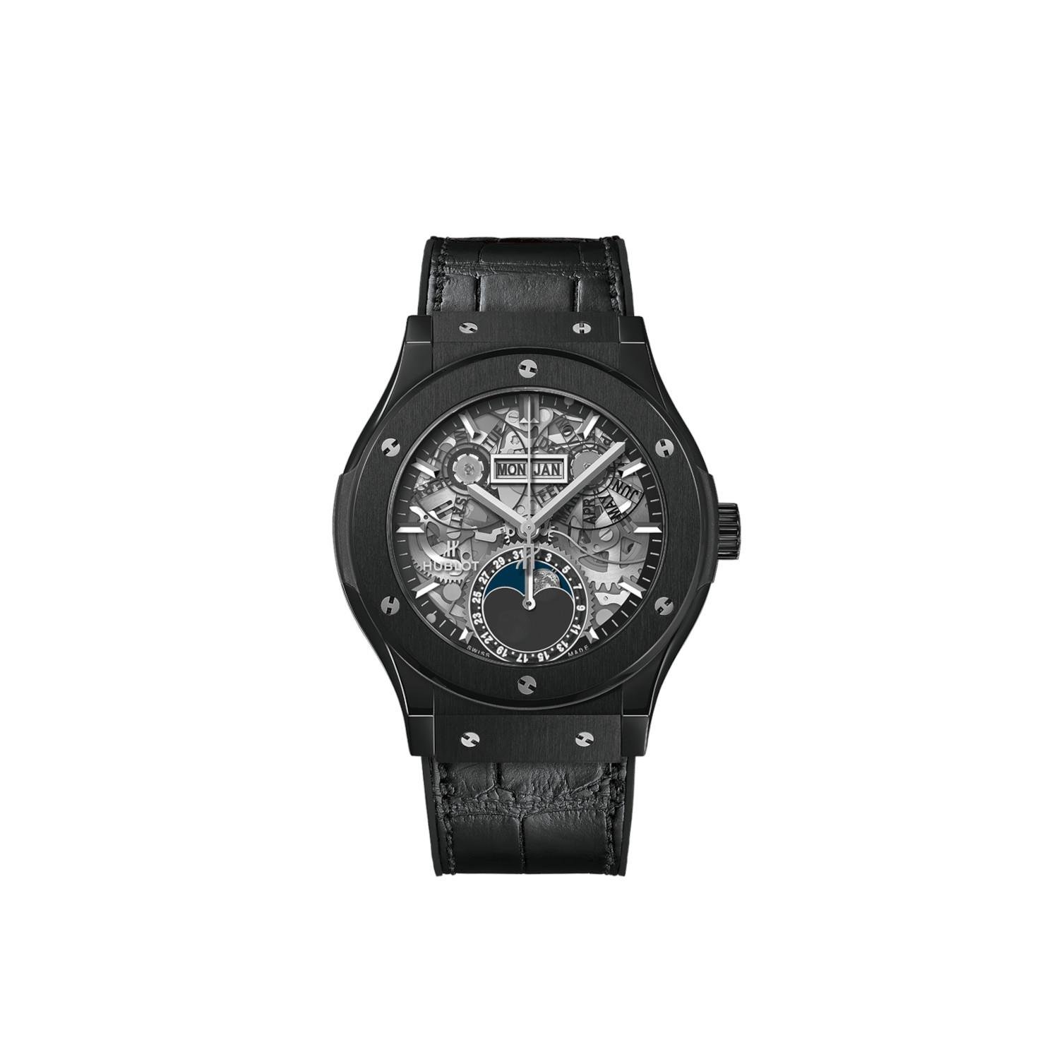 Hublot Classic Fusion Aerofusion Moonphase Black Magic
