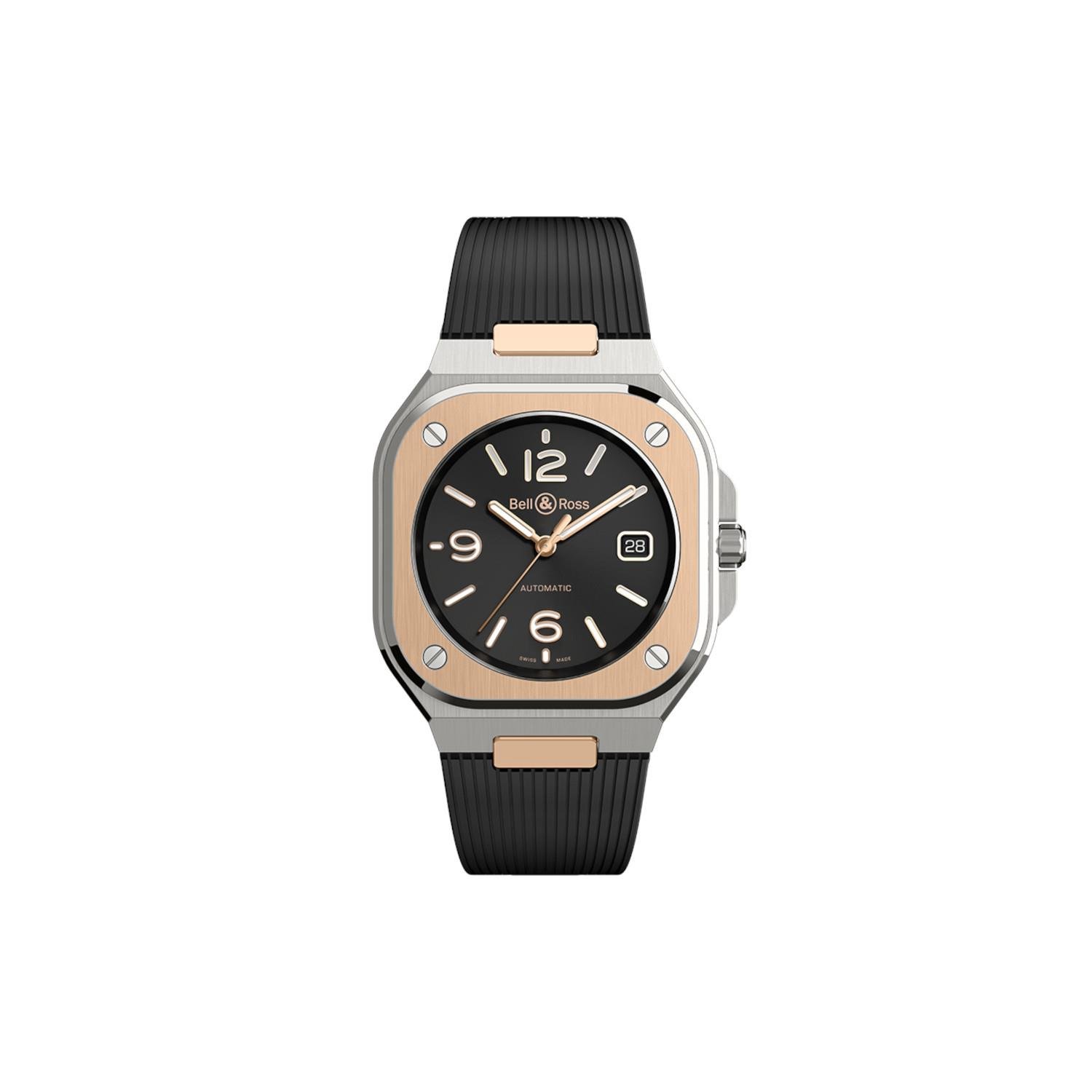 Bell & Ross Urban Br05 Auto Black Steel-Gold