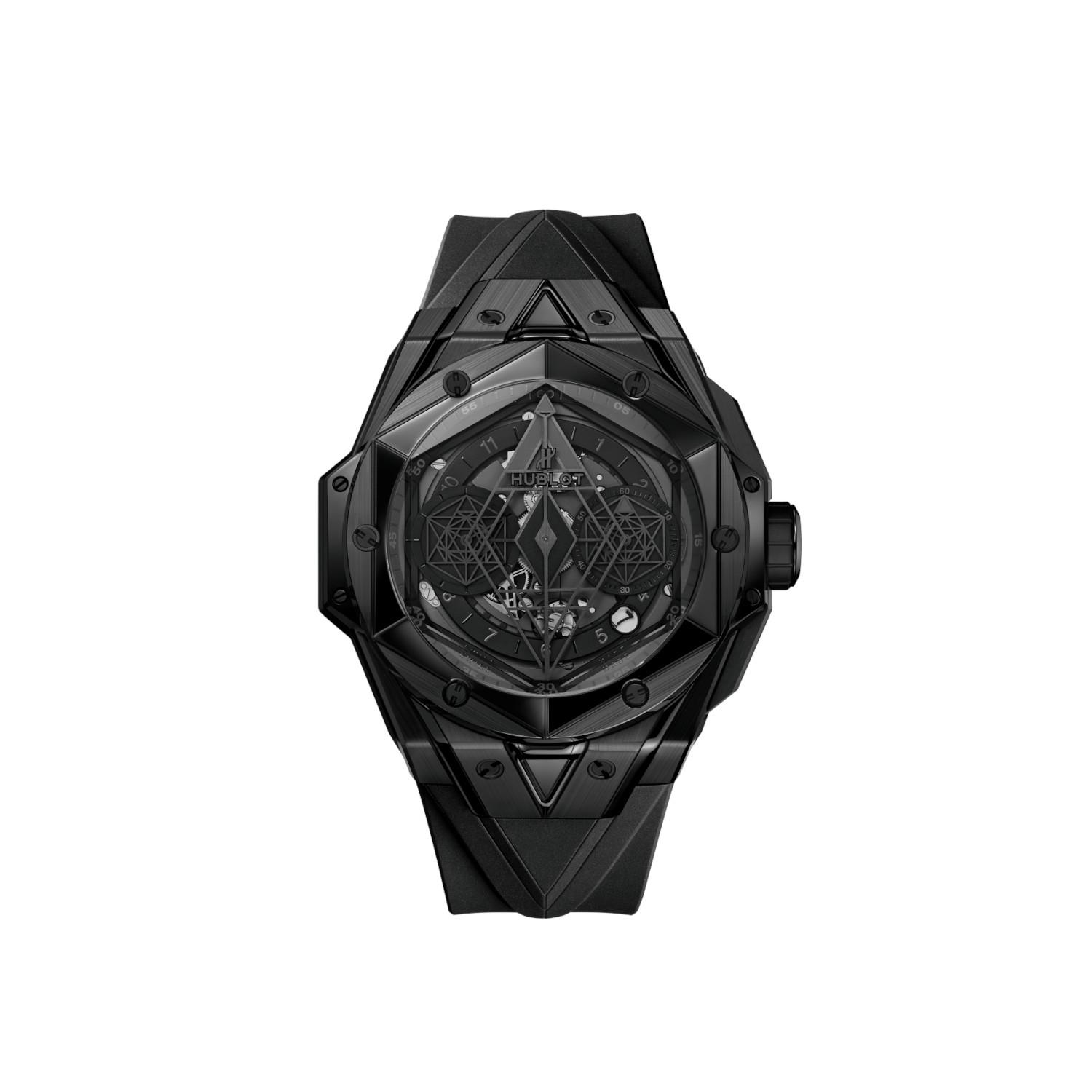 hublot big bang sang bleu all black