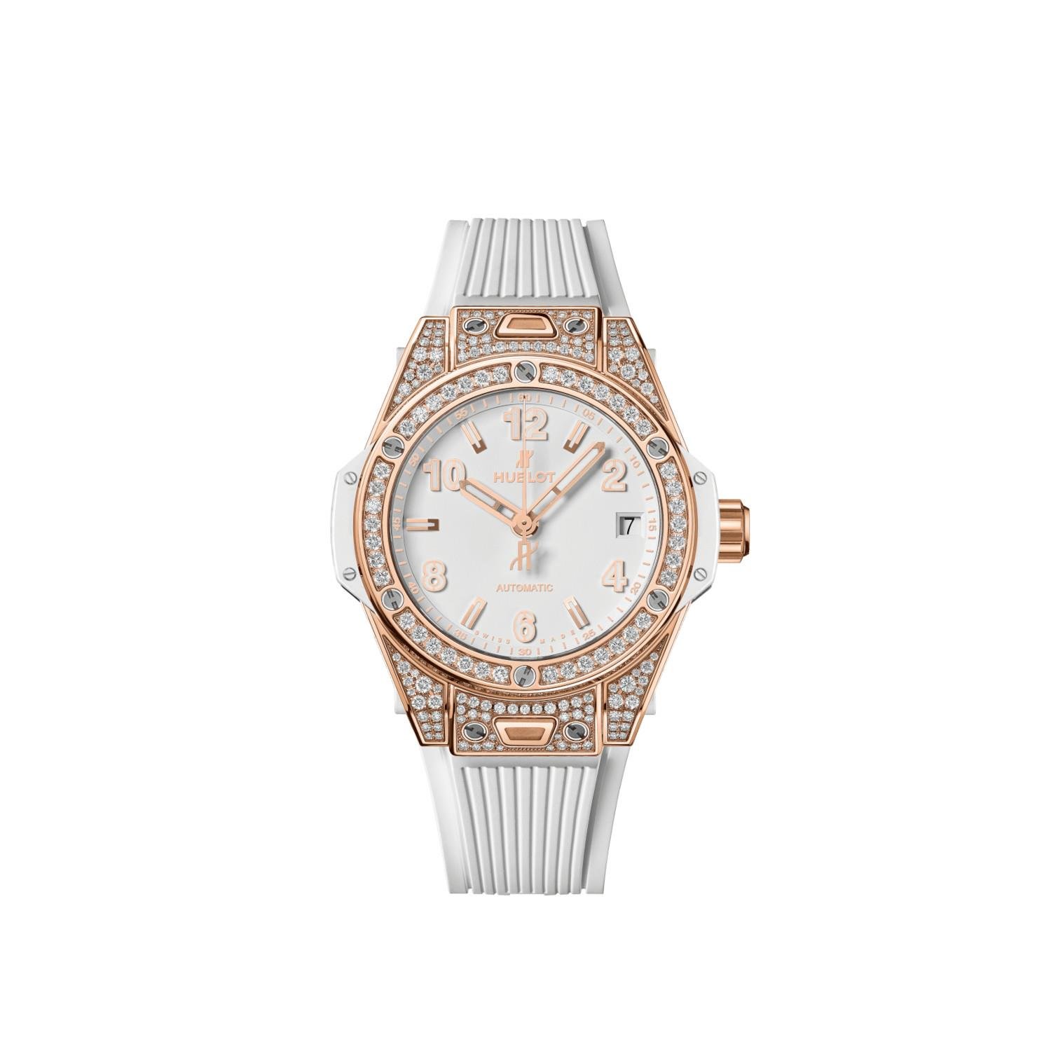 Hublot Big Bang One Click King Gold White Pavé