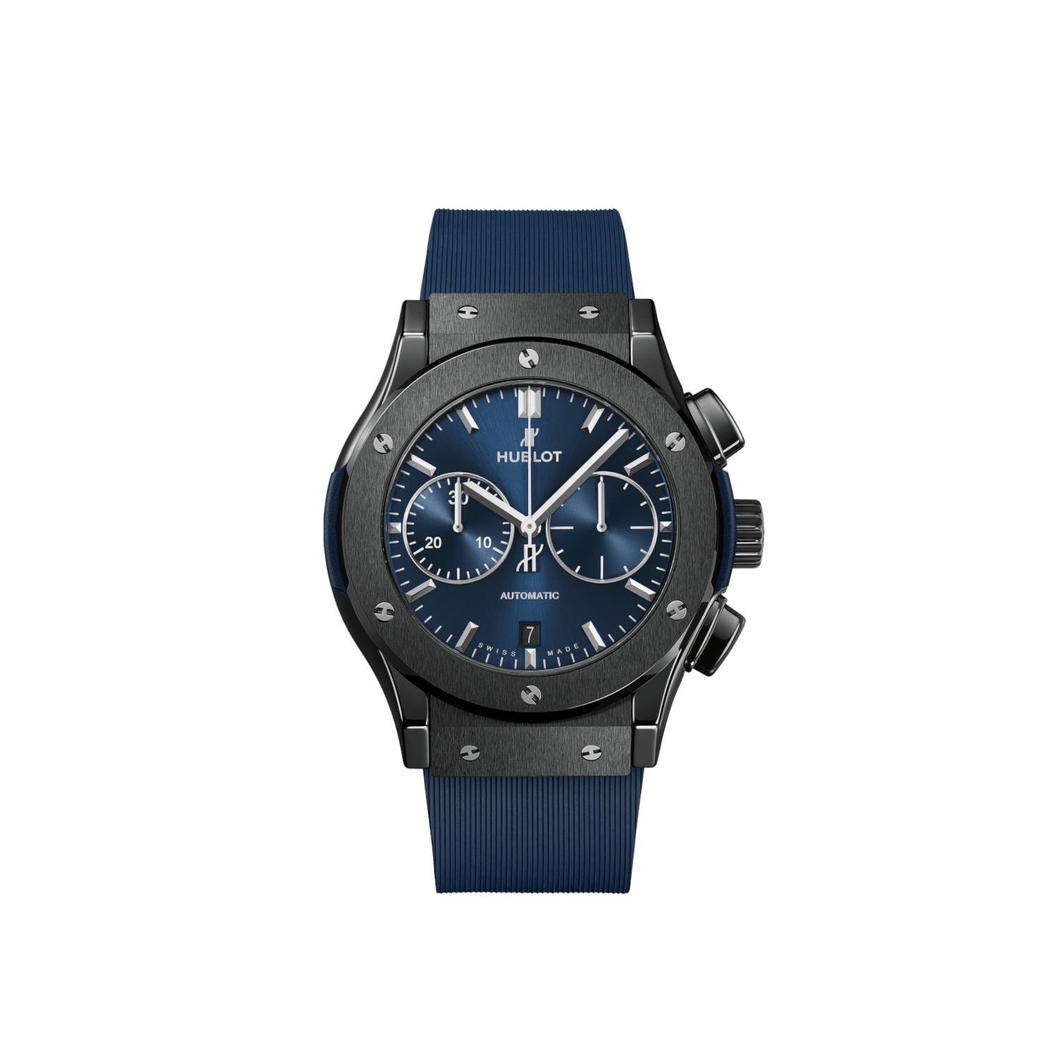 Hublot Classic Fusion Ceramic Blue Chronograph