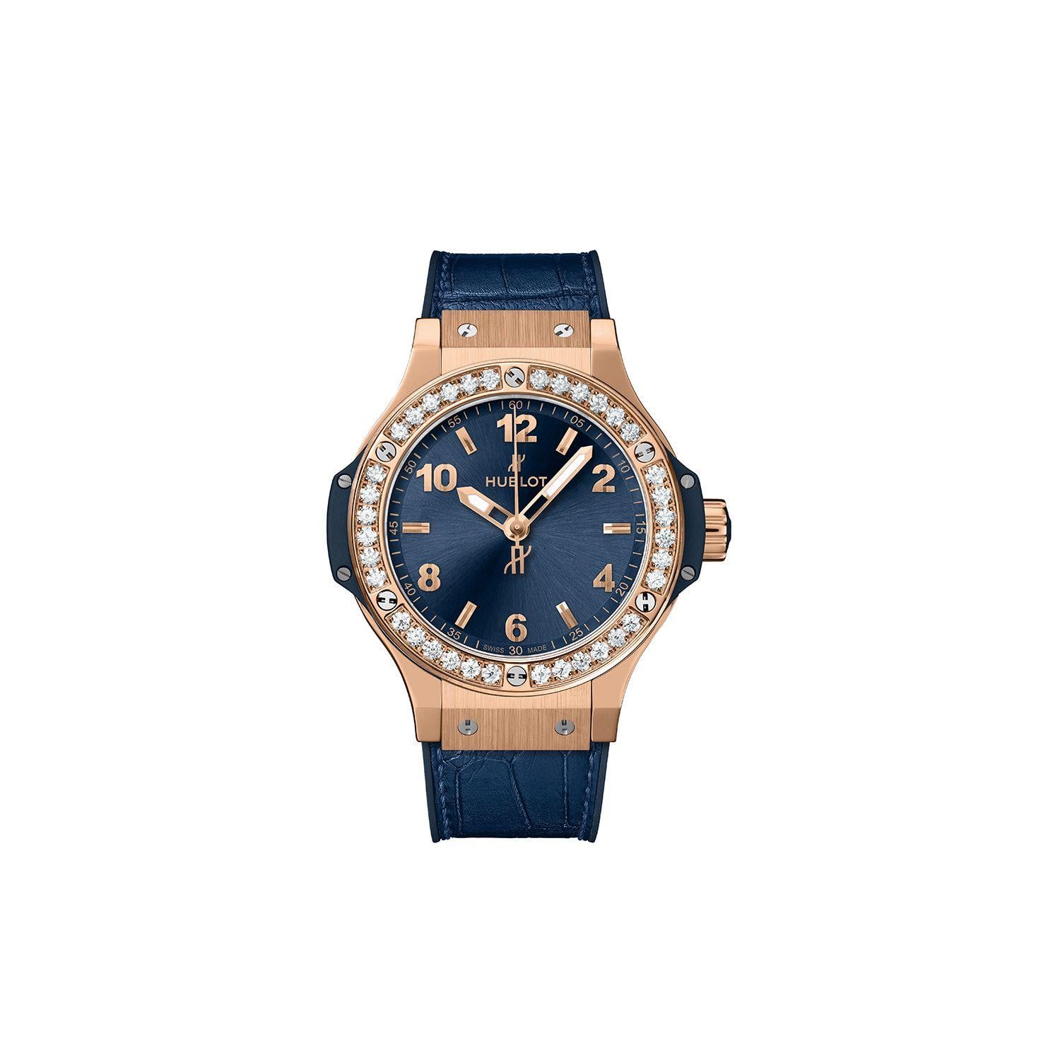 Hublot Big Bang Gold Blue Diamonds