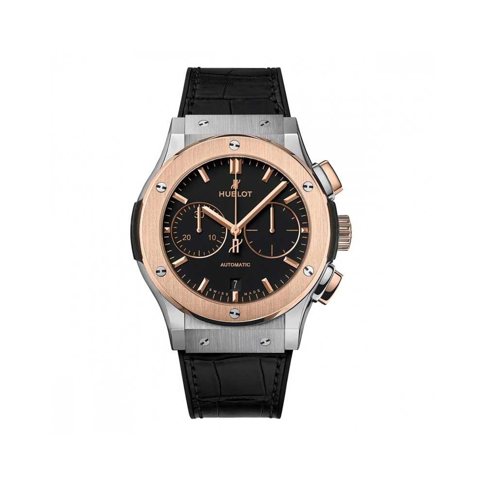Hublot Classic Fusion Chronograph Titanyum King Gold