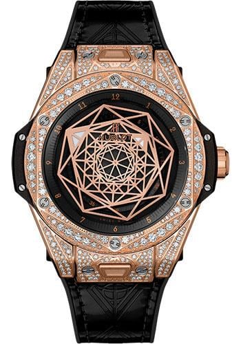 Hublot Big Bang Sang Bleu King Gold Pavé