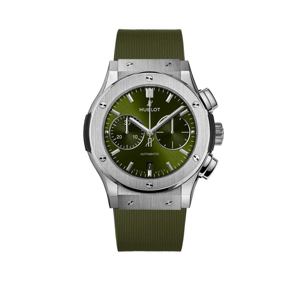Hublot Classic Fusion Chronograph Titanium Green