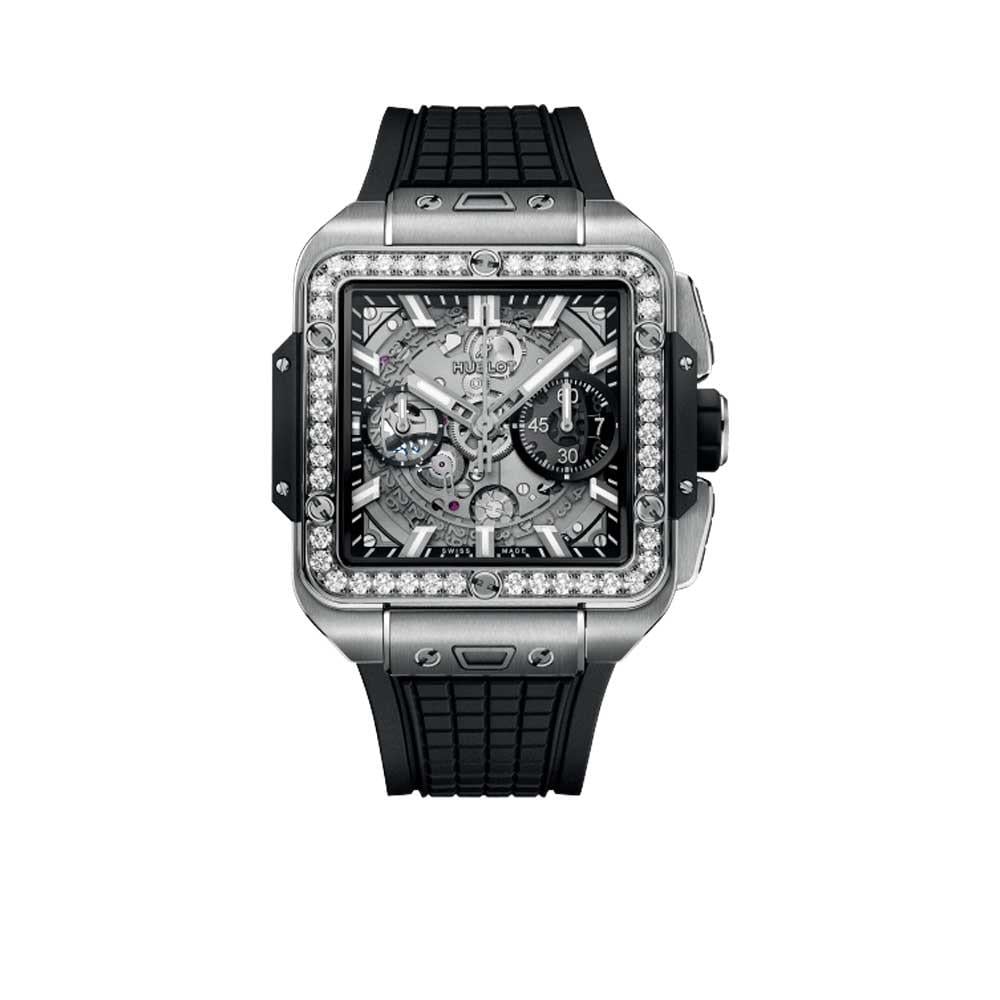 Hublot Square Bang Unico Titainum Diamonds