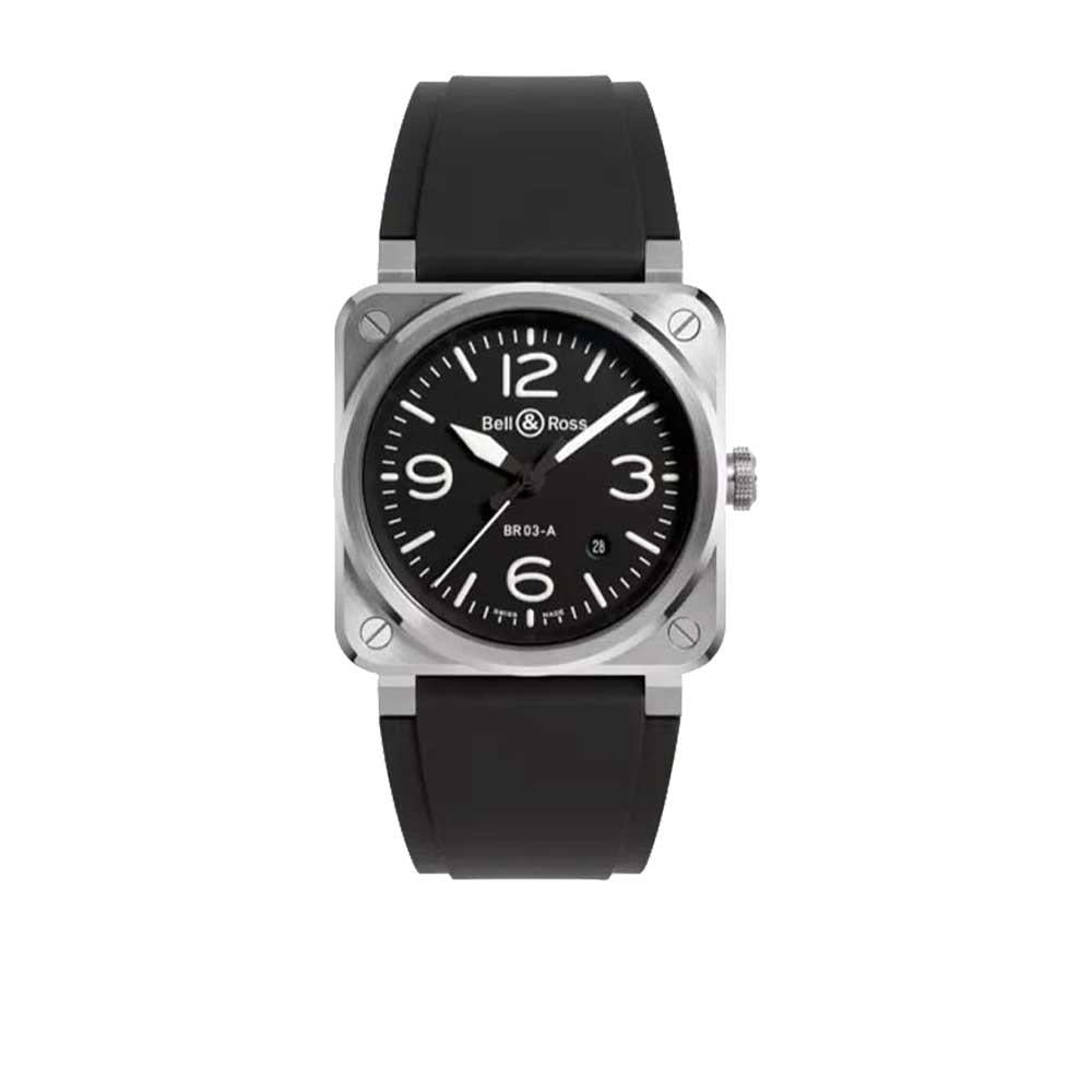 Bell & Ross Instruments BR 03 AUTO BLACK STEEL