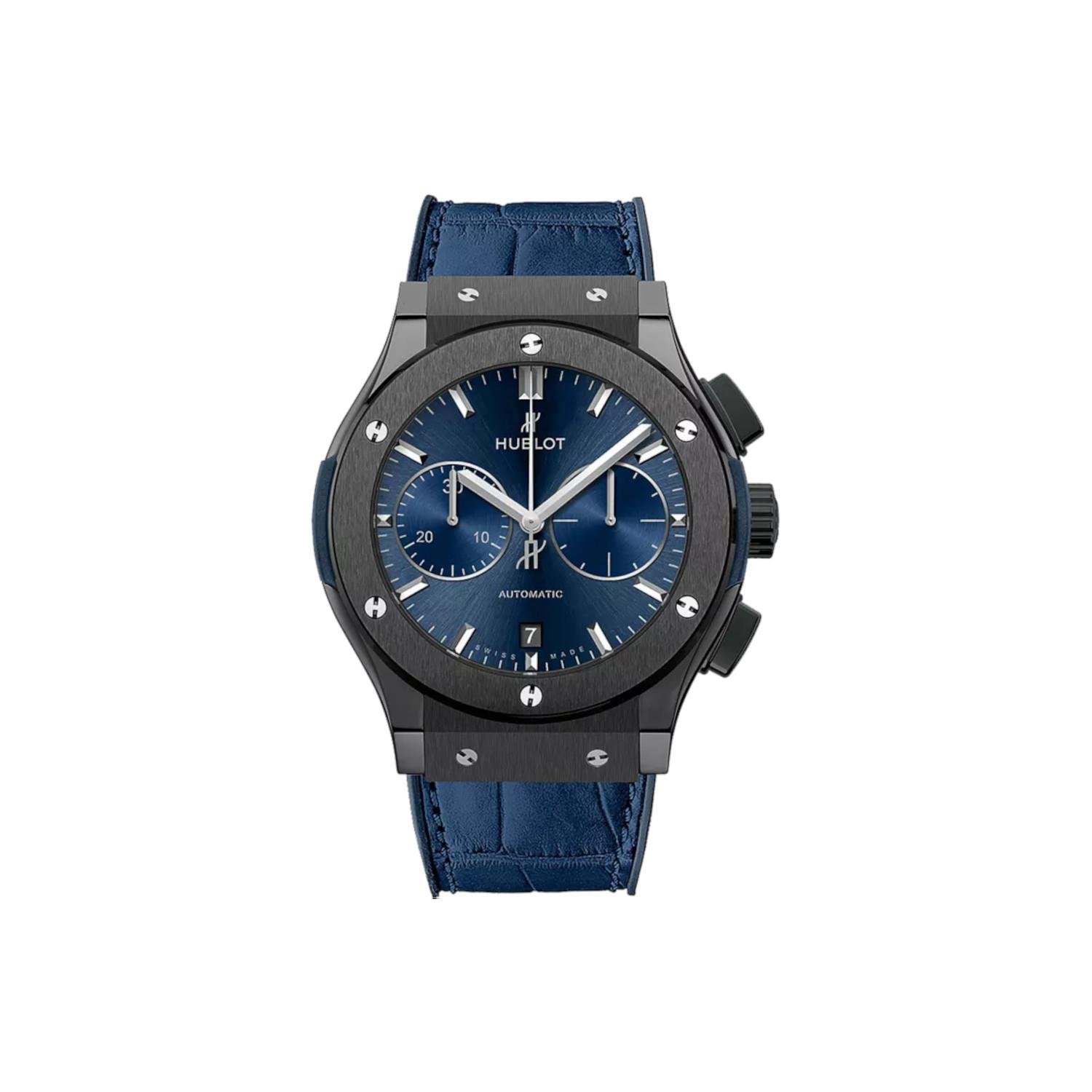 Hublot Classic Fusion Ceramic Blue Chronograph