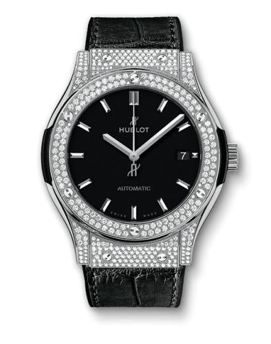 Hublot Classic Fusion Titanium Pavé