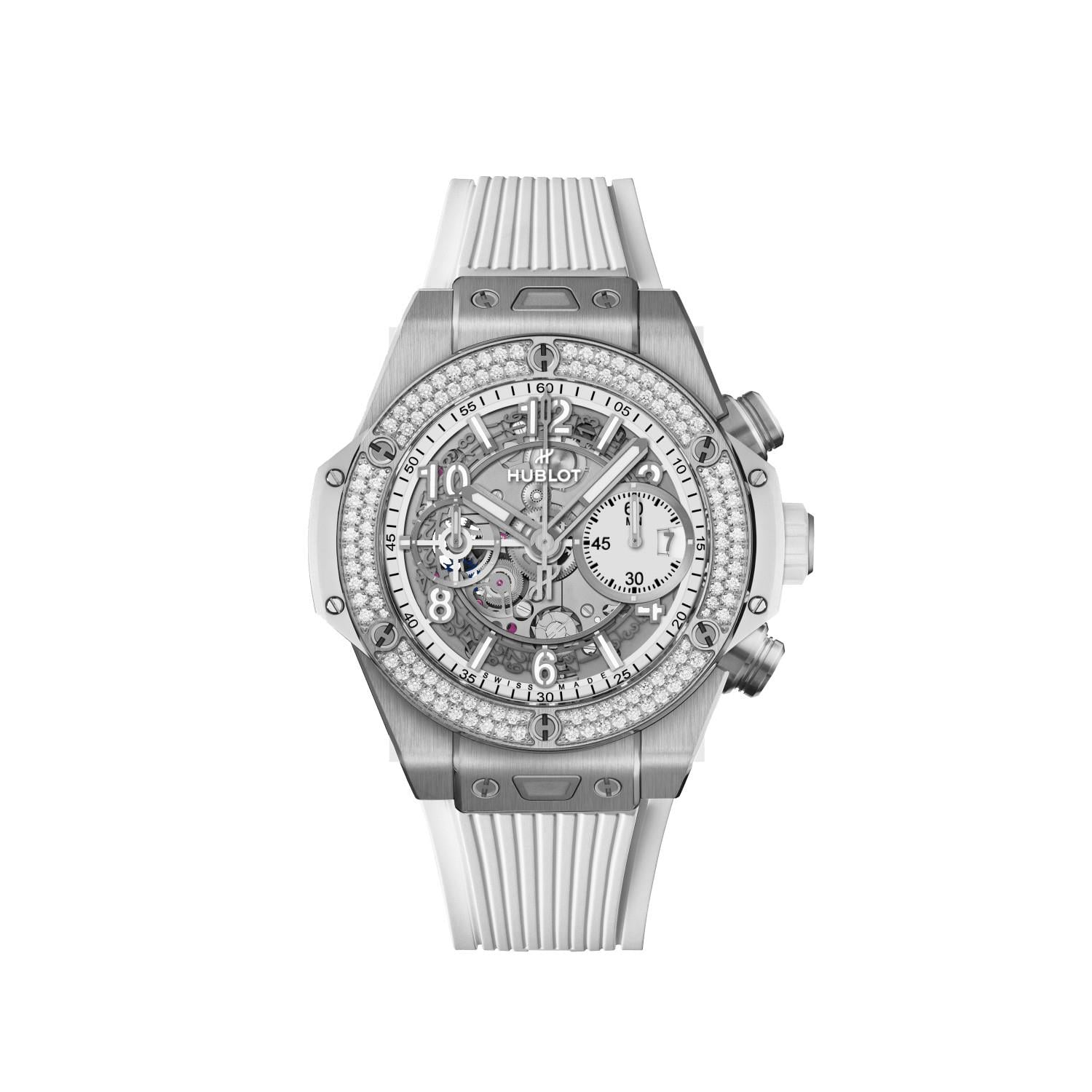 Hublot Big Bang Unico Titanium White Diamonds