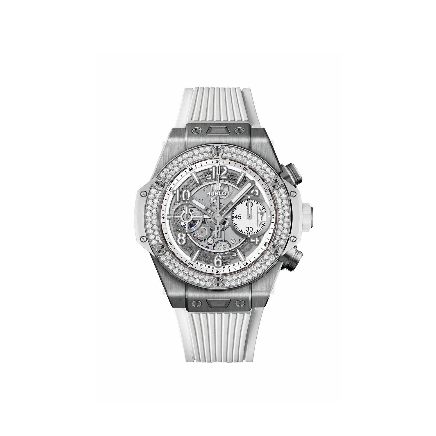 Hublot Big Bang Unico Titanyum White Diamonds