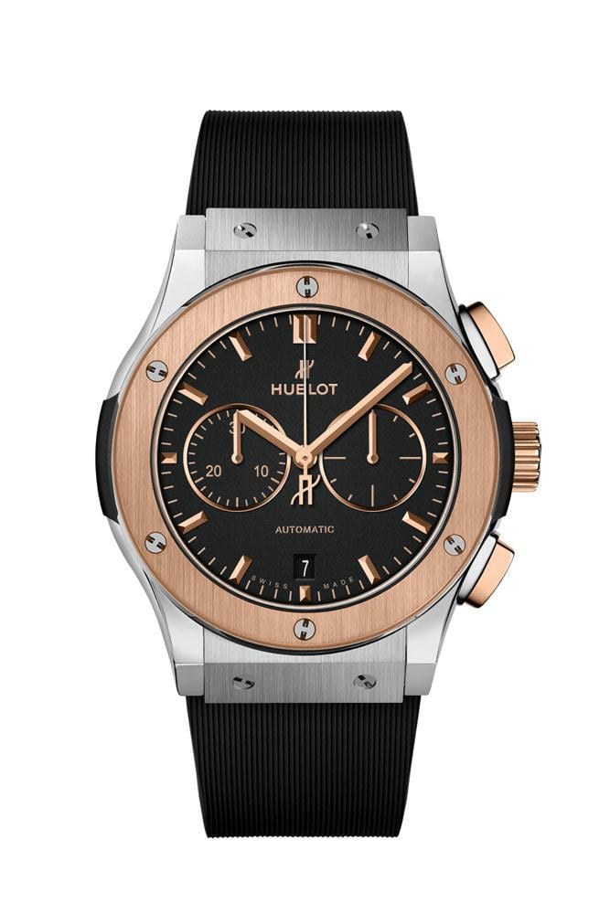 Hublot Classic Fusion Chronograph Titanyum King Gold