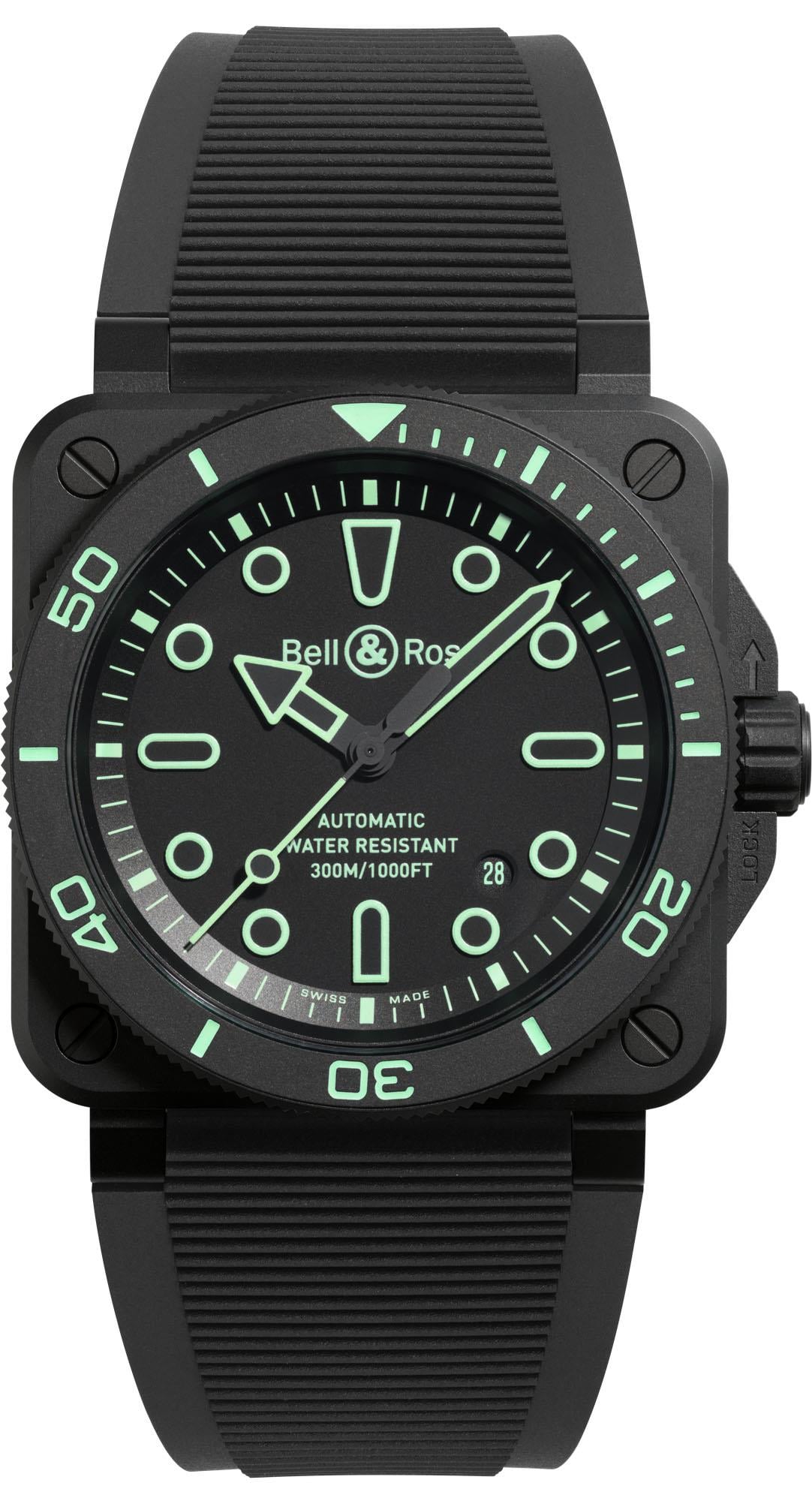 Bell & Ross Instruments BR-03 Diver Lum Outline