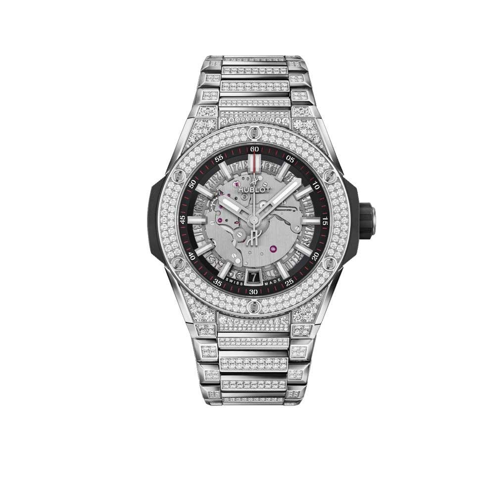 Hublot Big Bang Integrated Time Only Titanium Pavé