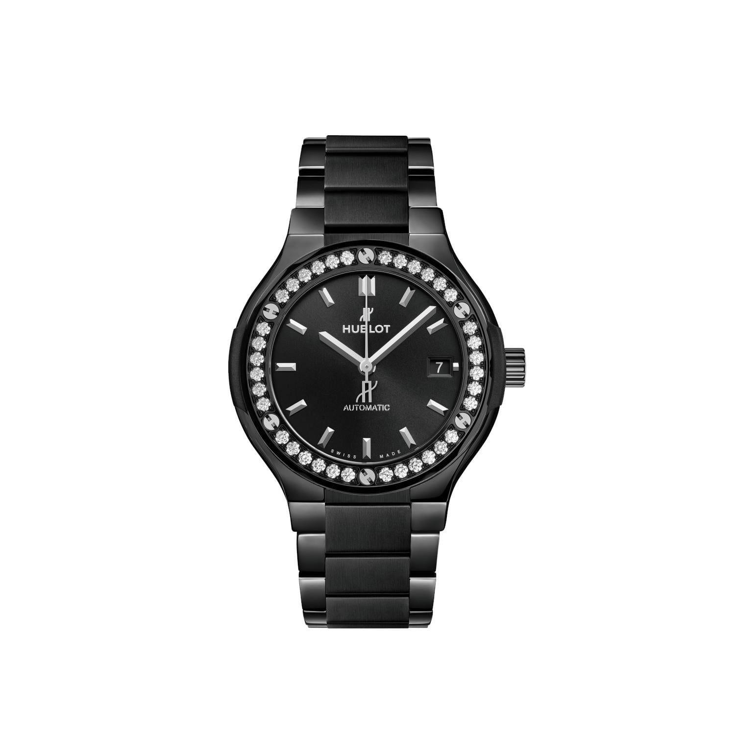 Hublot Classic Fusion Black Magic Bracelet Diamonds