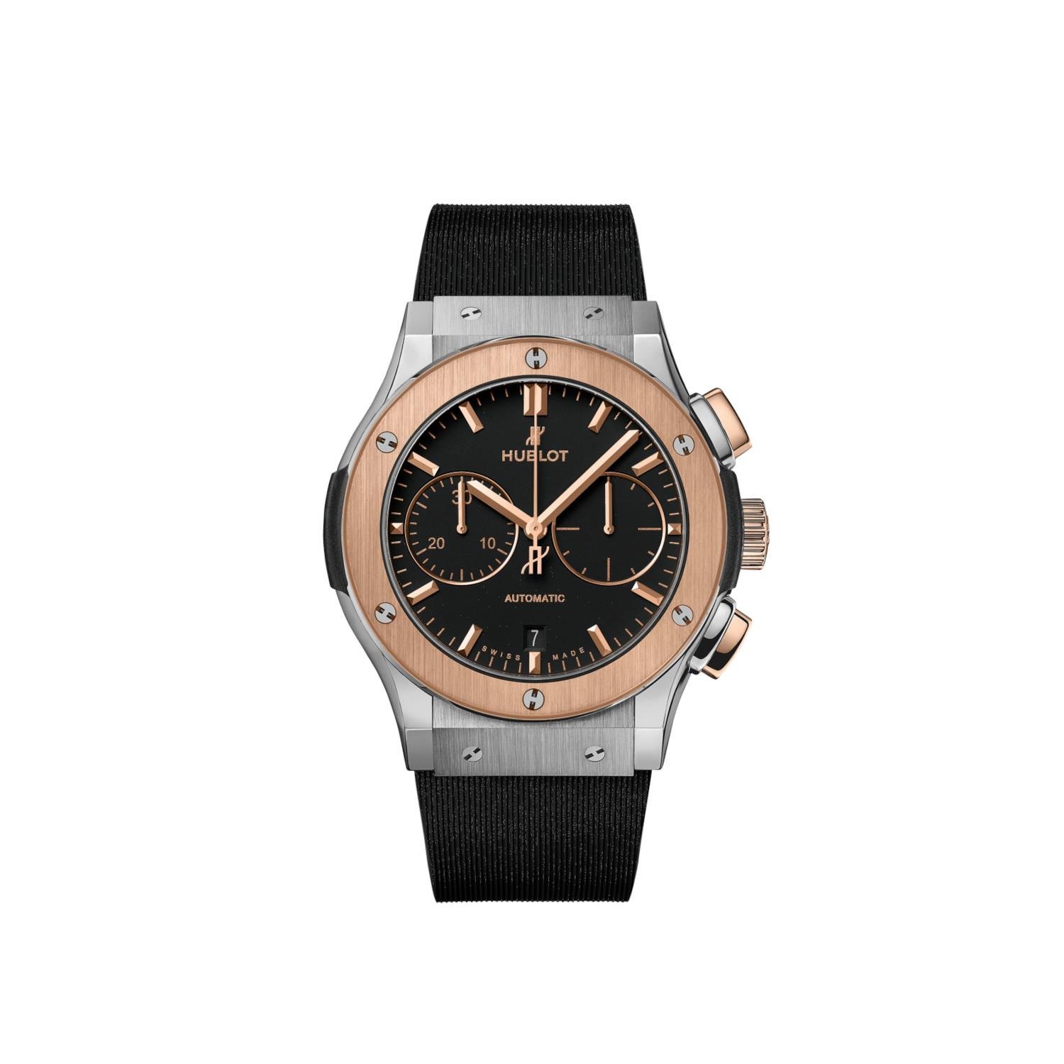 Hublot Classic Fusion Chronograph Titanyum King Gold