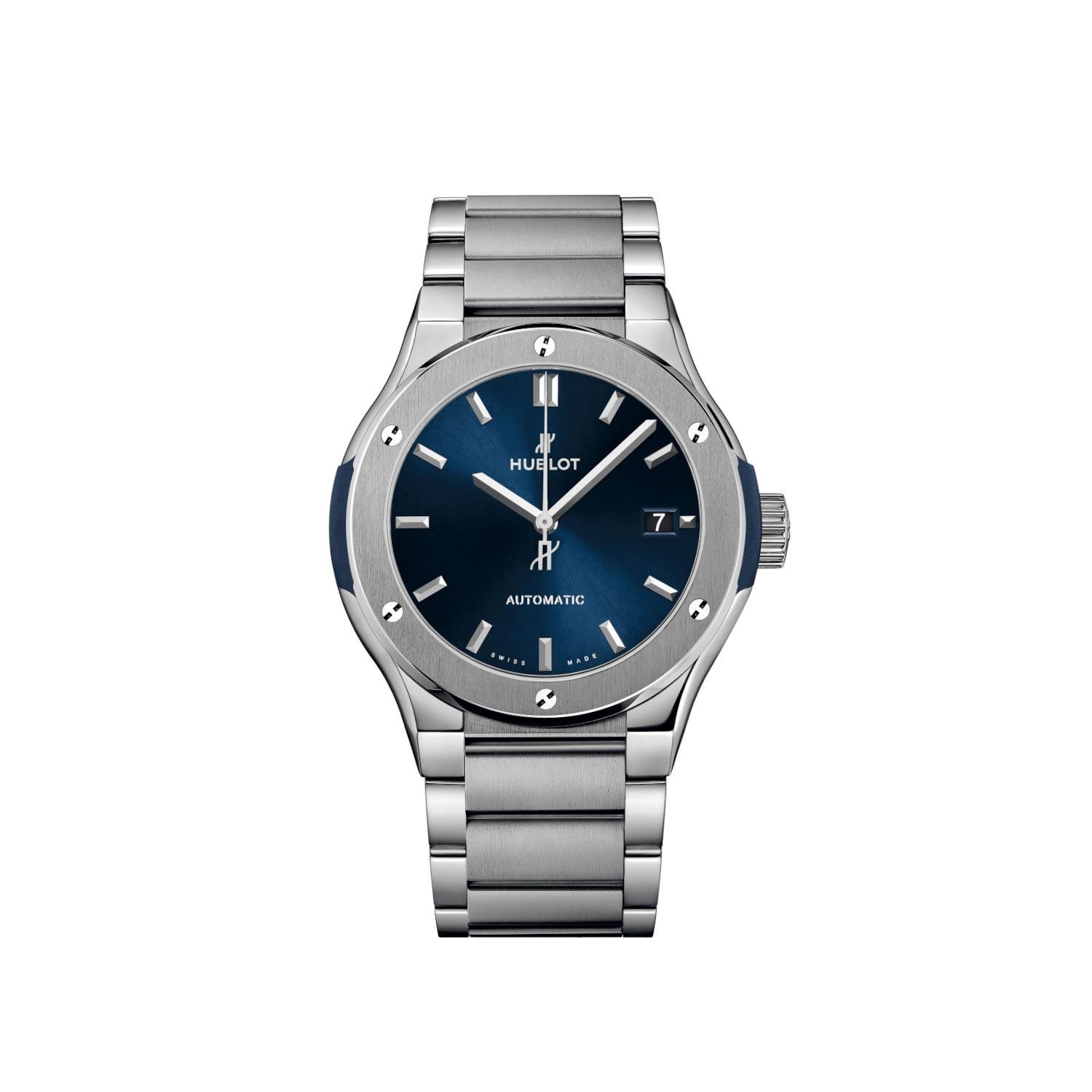Hublot Classic Fusion Titanium Blue Bracelet