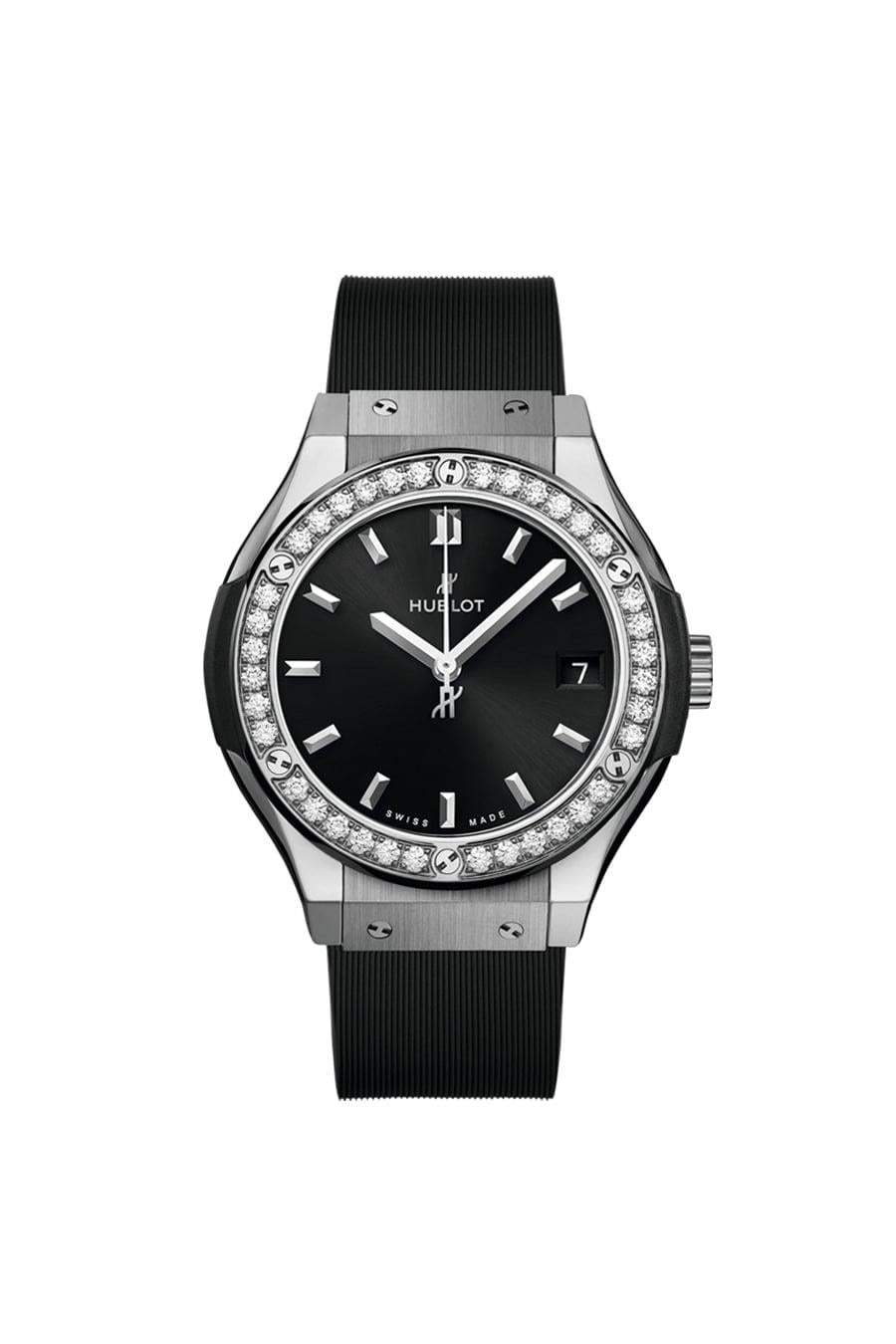 Hublot Classical Fusion Titanium Gray Diamonds