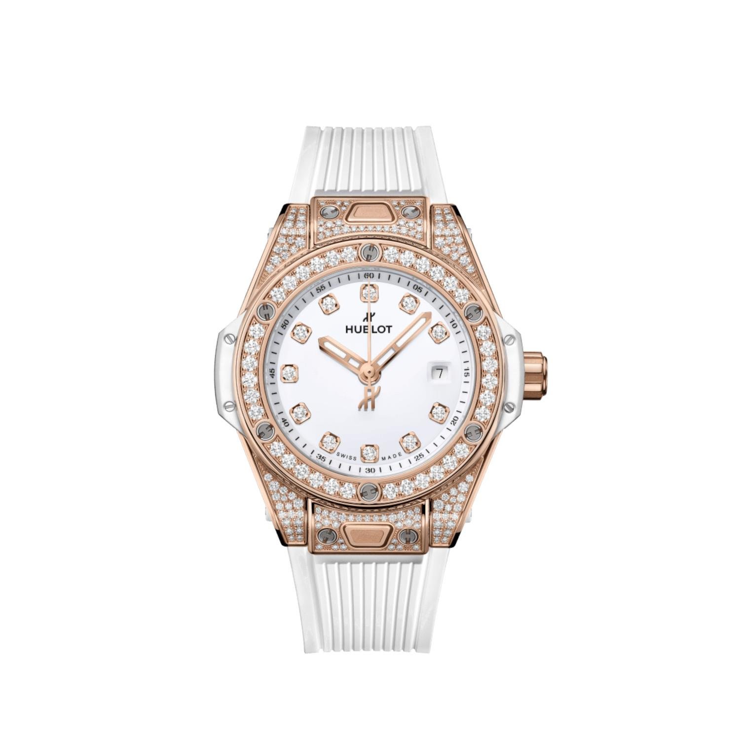 Hublot Big Bang One Click King Gold White Pavé