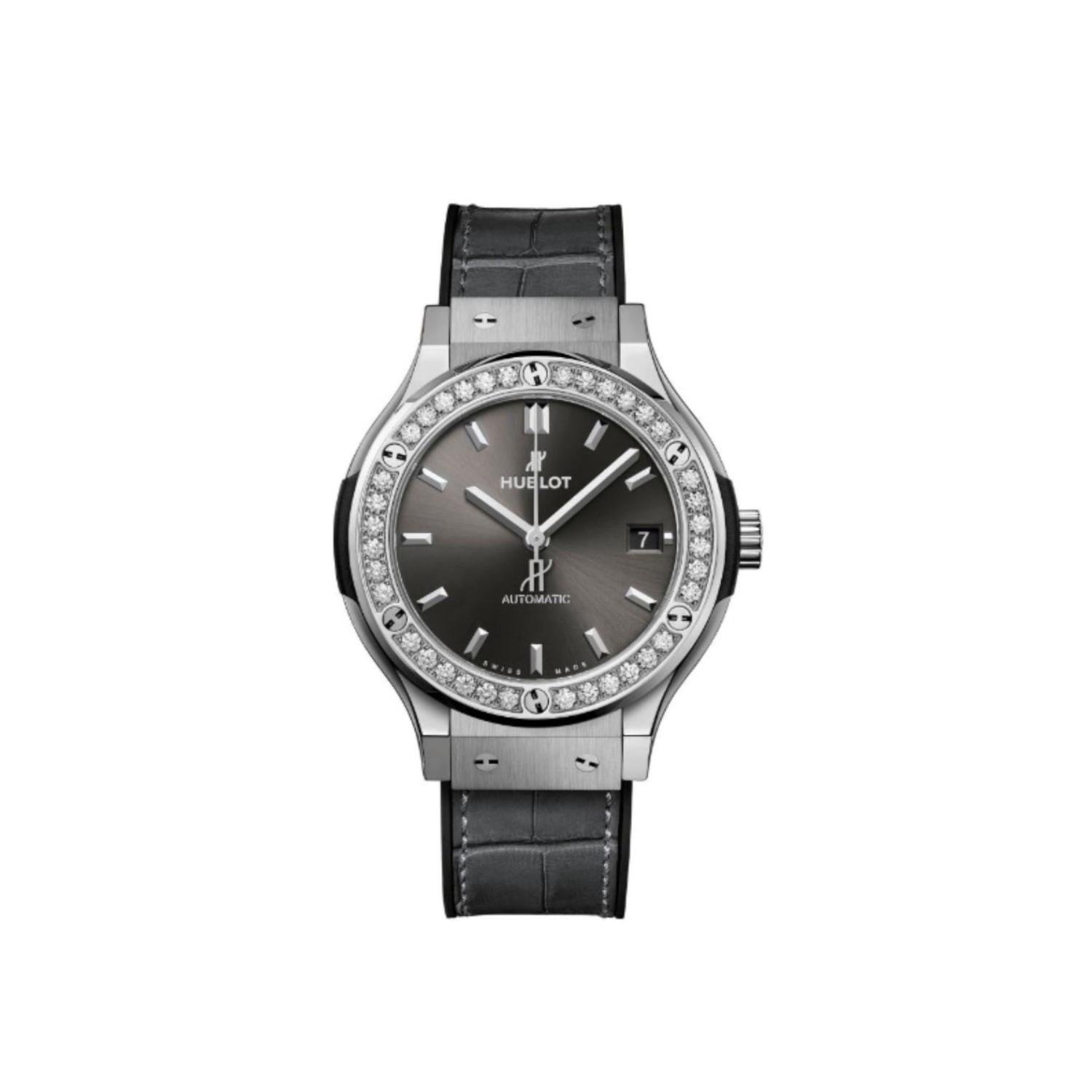 Hublot Classic Fusion Titanyum Racing Grey Diamonds