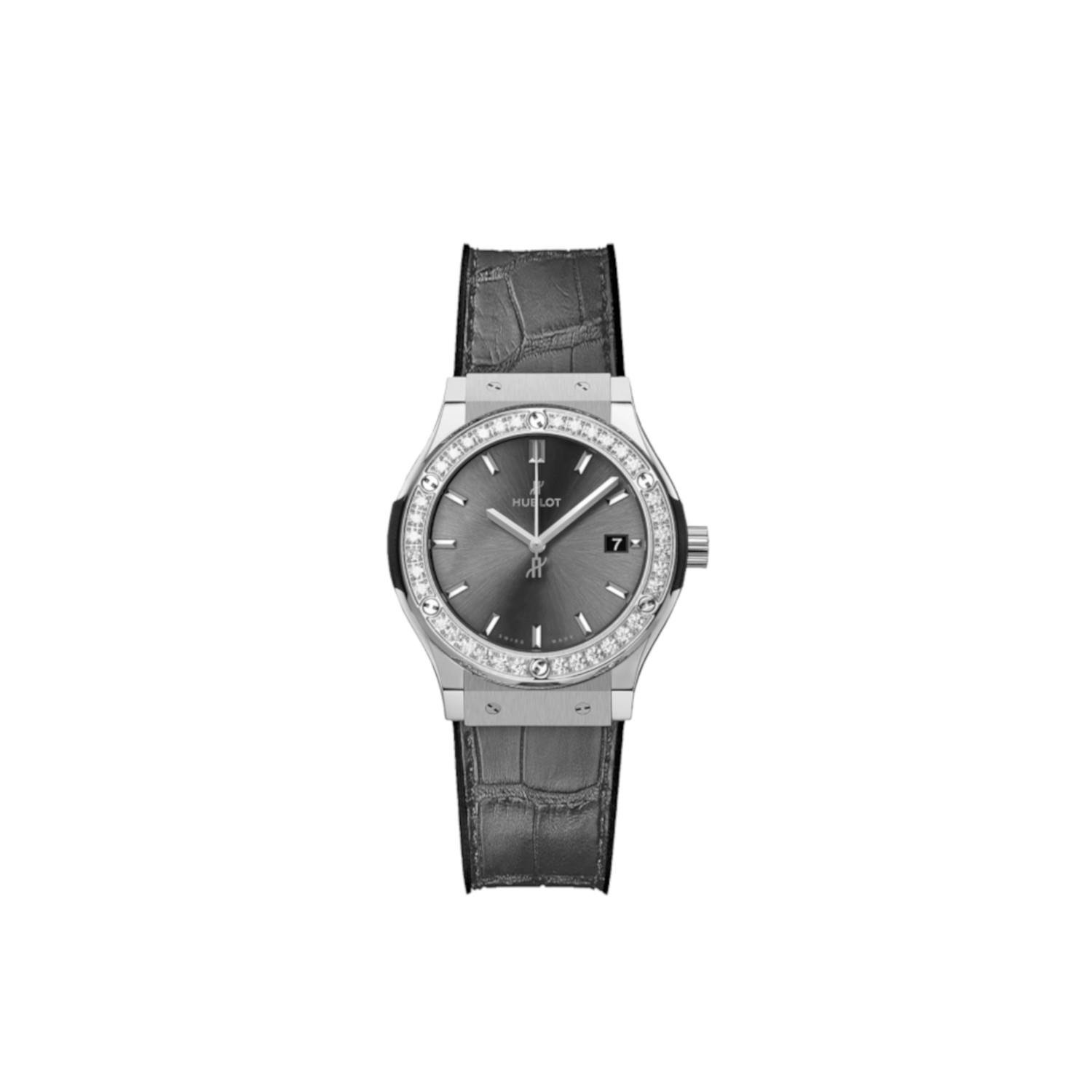 Hublot Classic Fusion Racing Grey Titanyum Diamonds