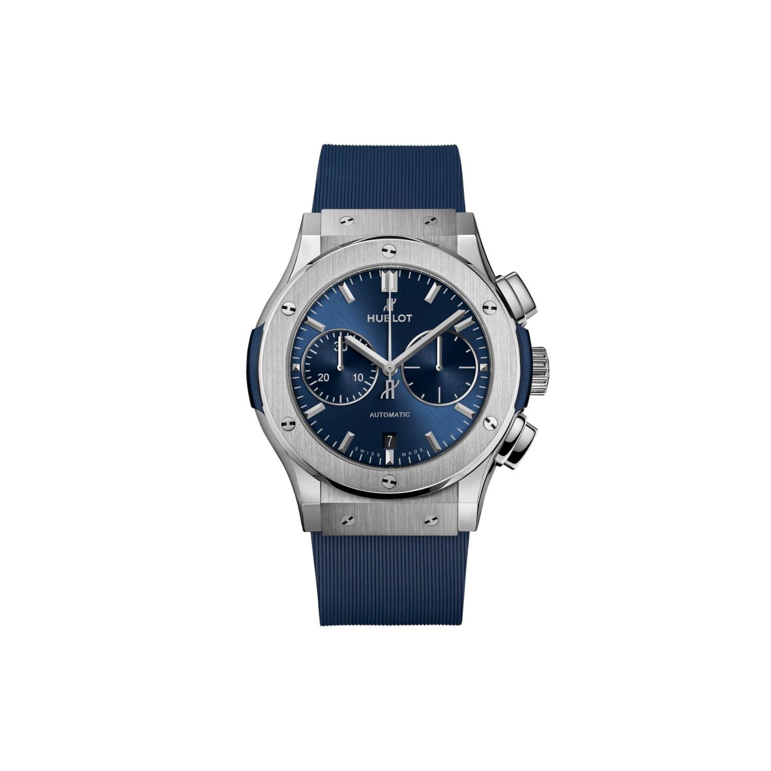 Hublot Classic Fusion Chronograph Titanyum Blue
