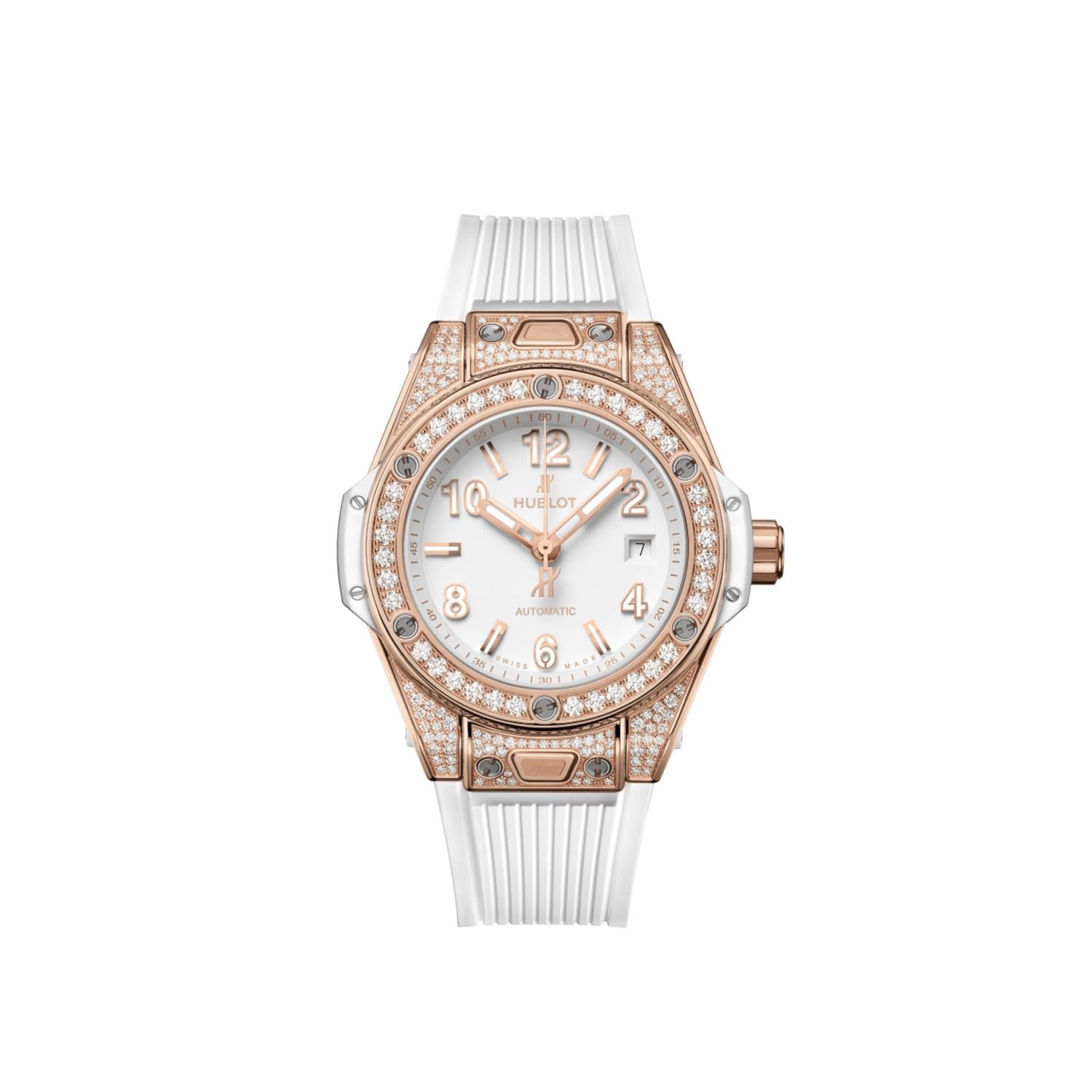 Hublot Big Bang One Click King Gold White Pavé