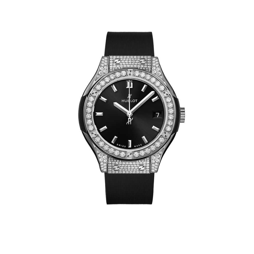 Hublot Classic Fusion Titanyum Pavé