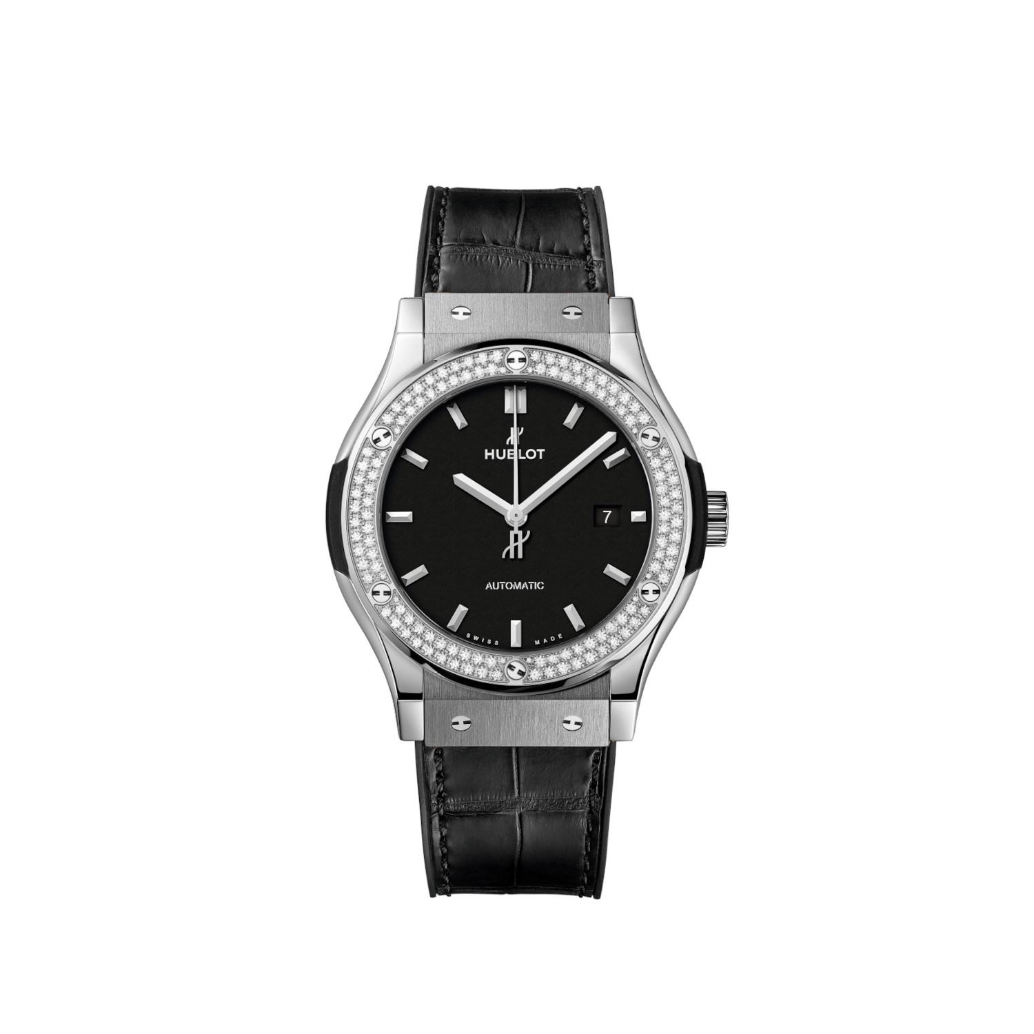 Hublot Classic Fusion Titanyum Diamonds
