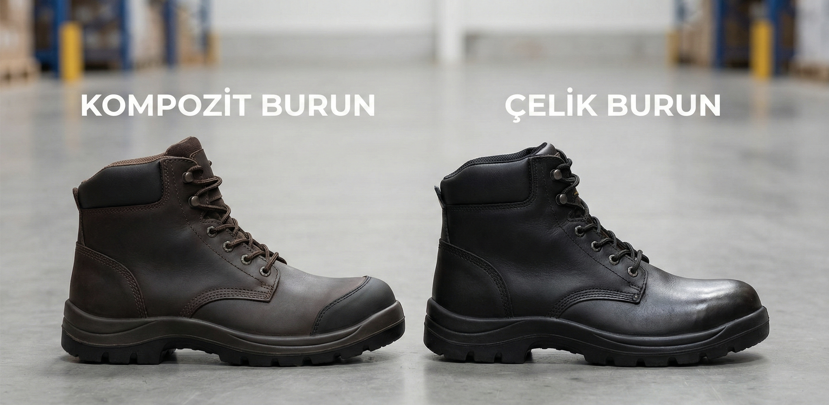 Kompozit Burun mu, Çelik Burun mu? İş Ayakkabısında Hangisi Daha Güvenli?