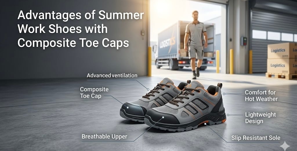 Kompozit Burunlu Yazlık İş Ayakkabılarının Avantajları